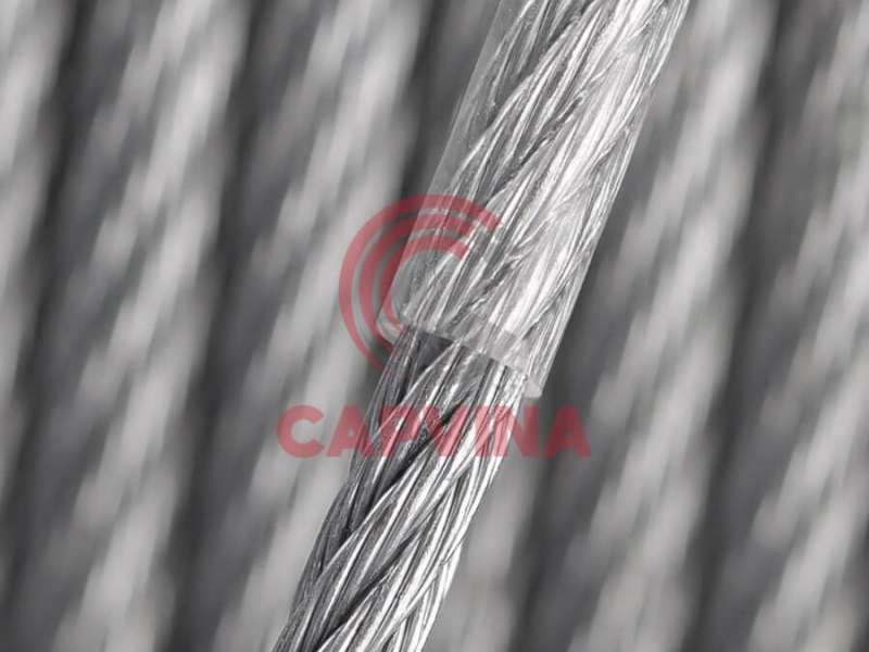 Cáp lụa bọc nhựa