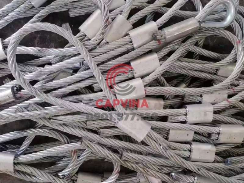 Cáp thép bấm chì 10mm