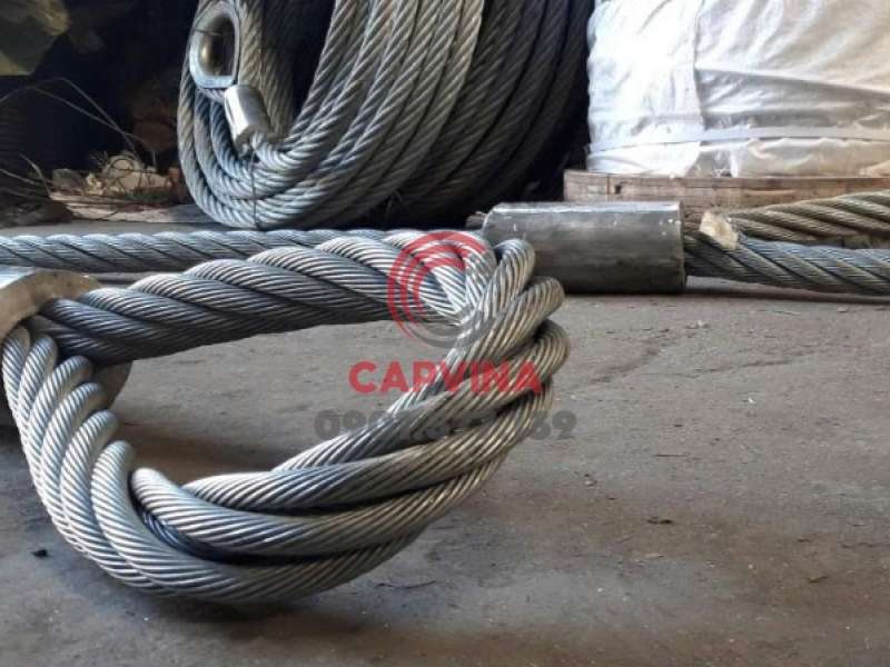 Cáp thép bấm chì chịu lực