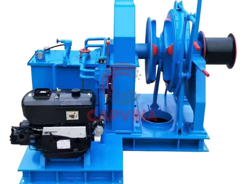 Tời Neo Máy Nổ
