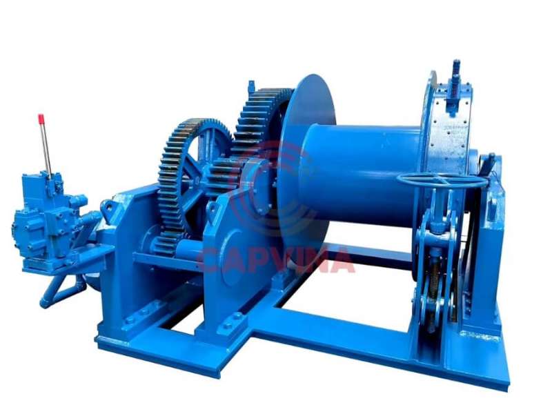Tời Neo Thủy Lực Trục Đứng