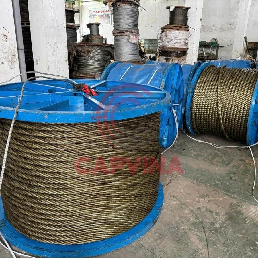 cáp thép mạ kẽm D42