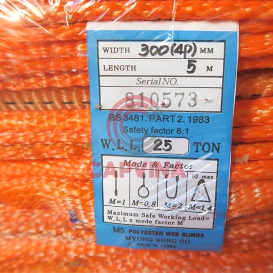 cáp vải myung sung