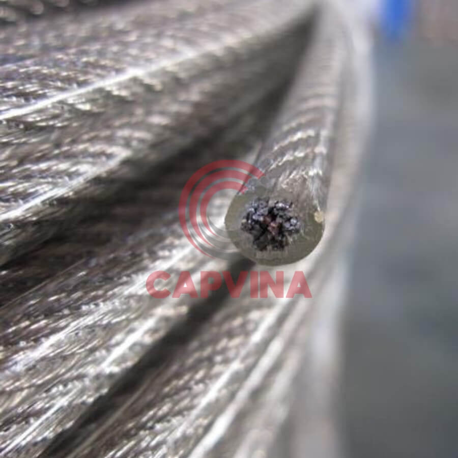 cáp lụa bọc nhựa