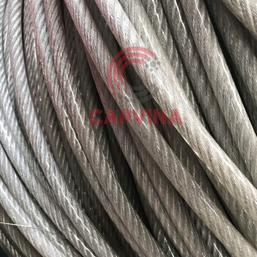 cáp lụa bọc nhựa