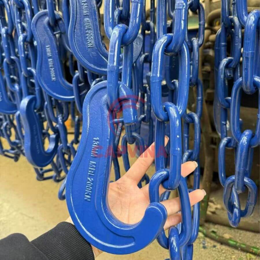 xích chằng hàng container