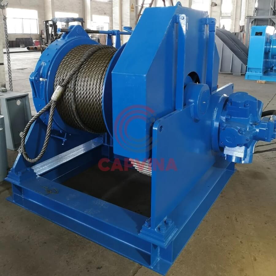 tời thủy lực 1 trống