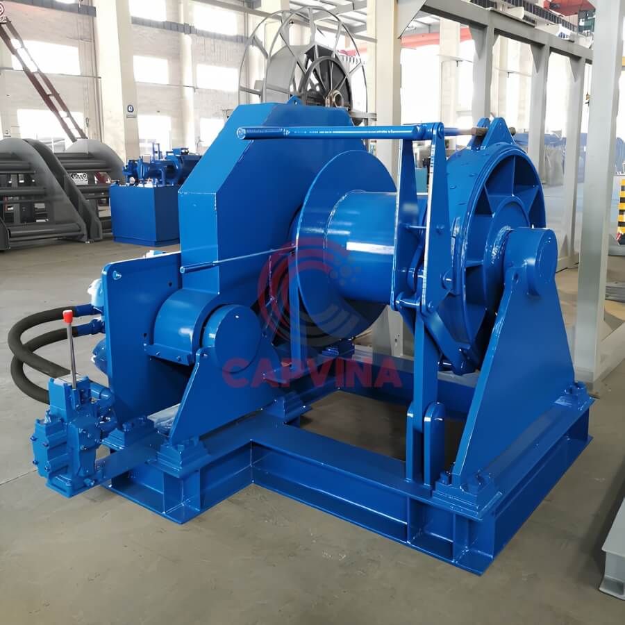 tời thủy lực 1 trống