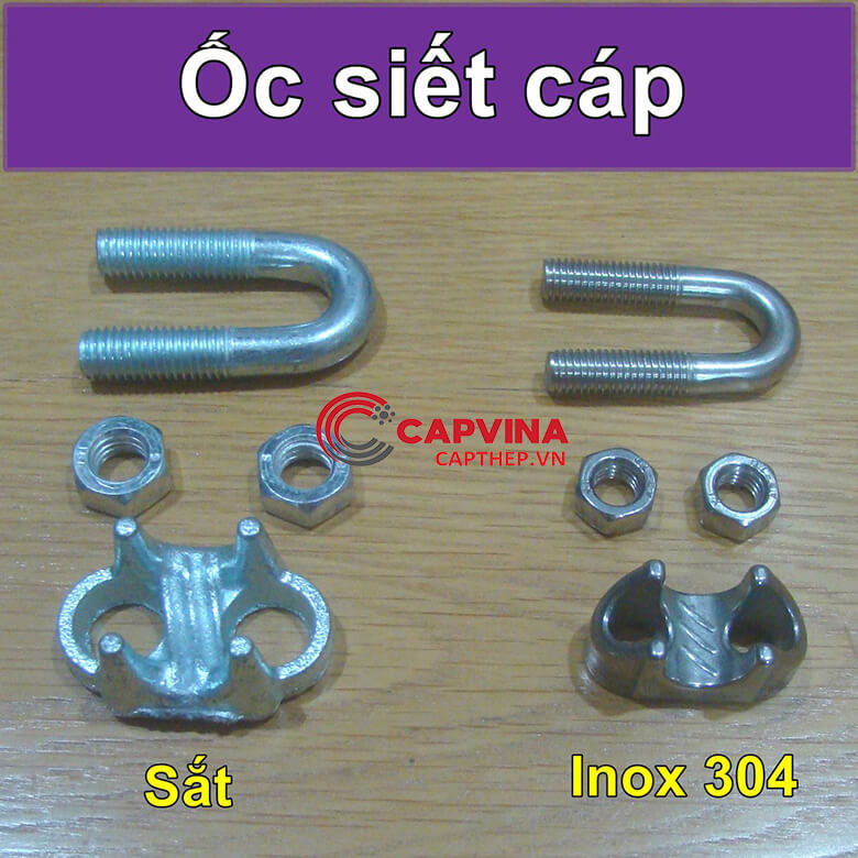 ốc siết cáp inox 304