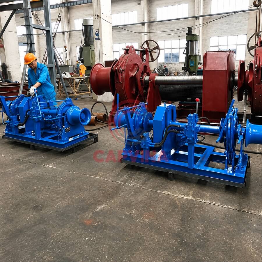 hệ thống tời neo biển