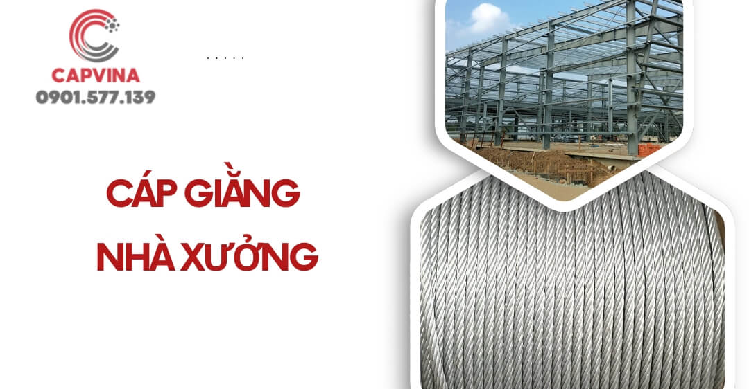 Cáp Giằng Nhà Xưởng - Phân Loại, Ứng Dụng & Cách Chọn Chuẩn