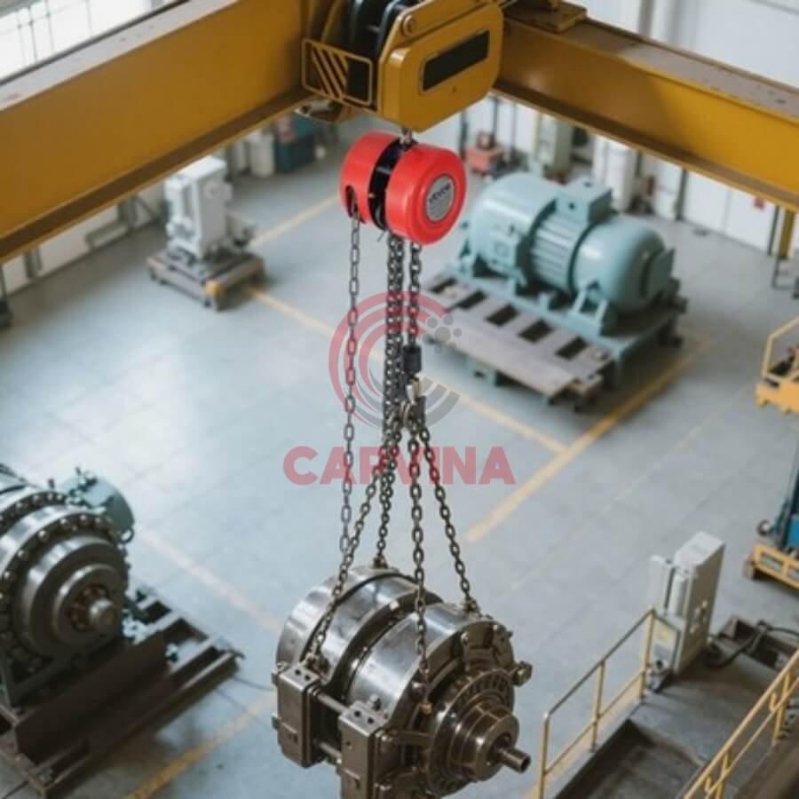 cách sử dụng pa lăng xích kéo tay