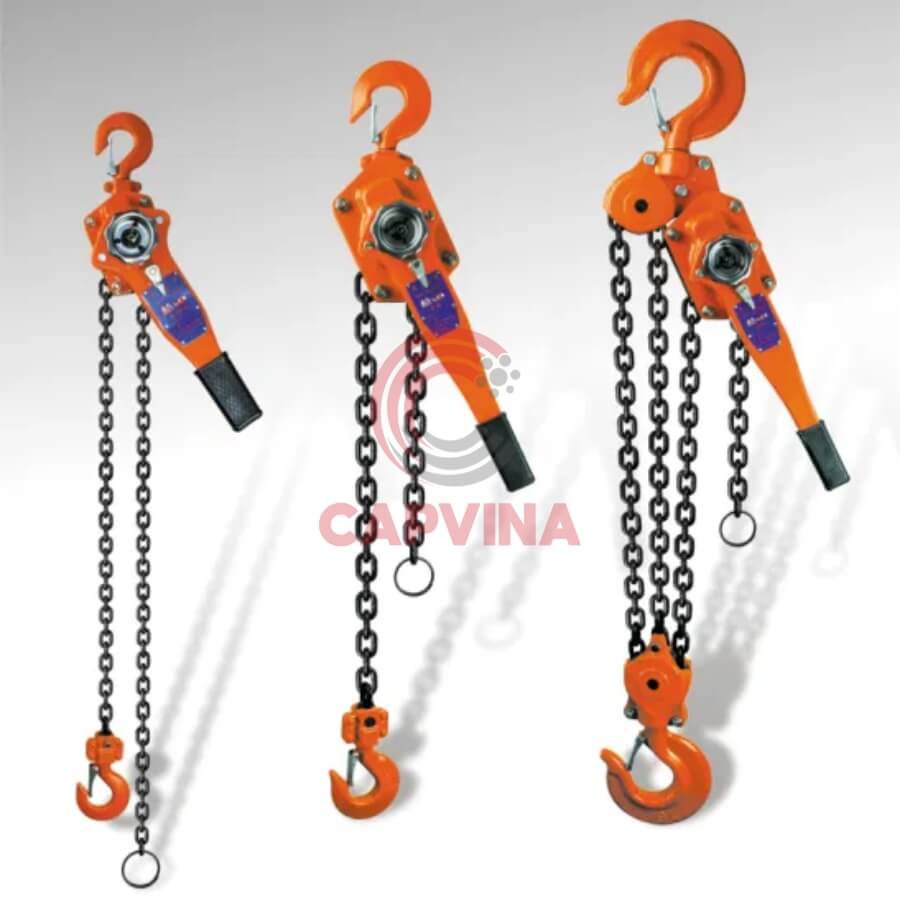 cách sử dụng pa lăng xích lắc tay