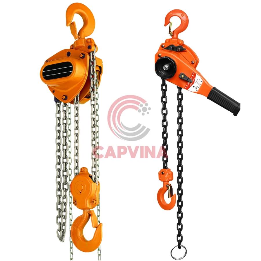 So Sánh Pa Lăng Xích Kéo Tay Với Pa Lăng Xích Lắc Tay