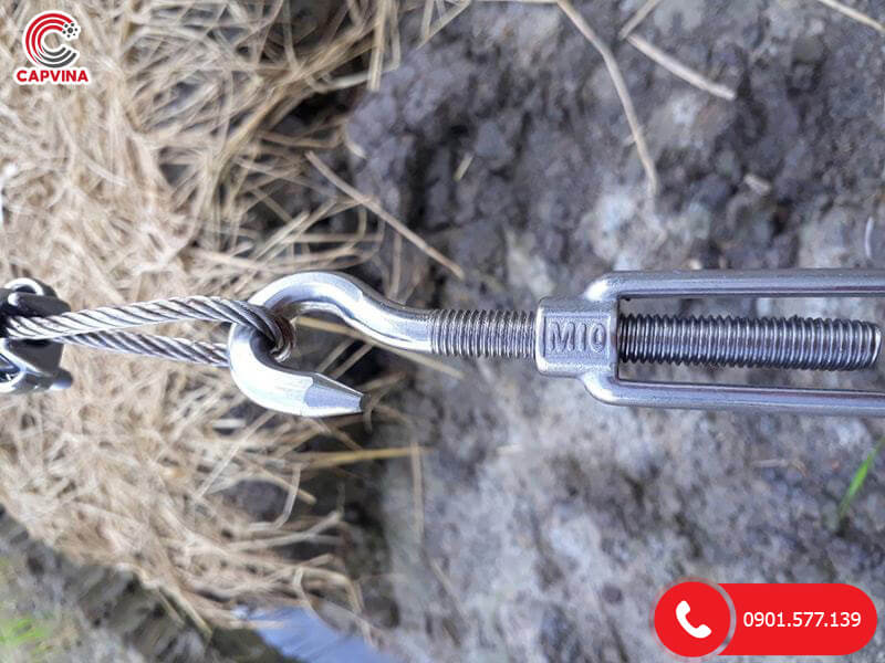 Ứng dụng tăng đơ cáp inox