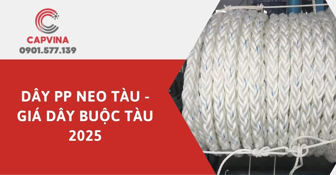 Dây PP neo tàu - Giá dây buộc tàu 2025