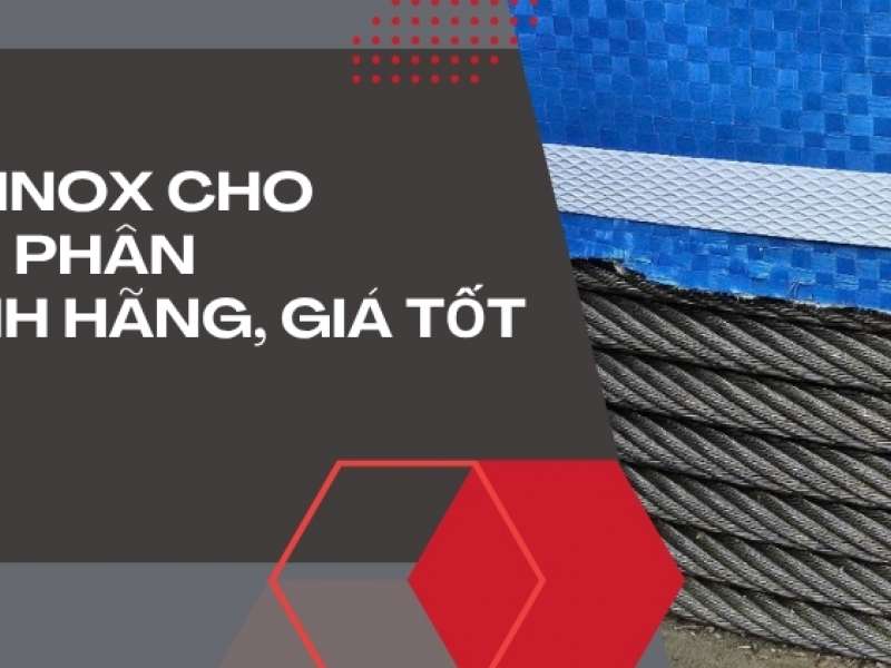 Dây cáp inox cho máy cào phân - Cáp chính hãng, giá tốt