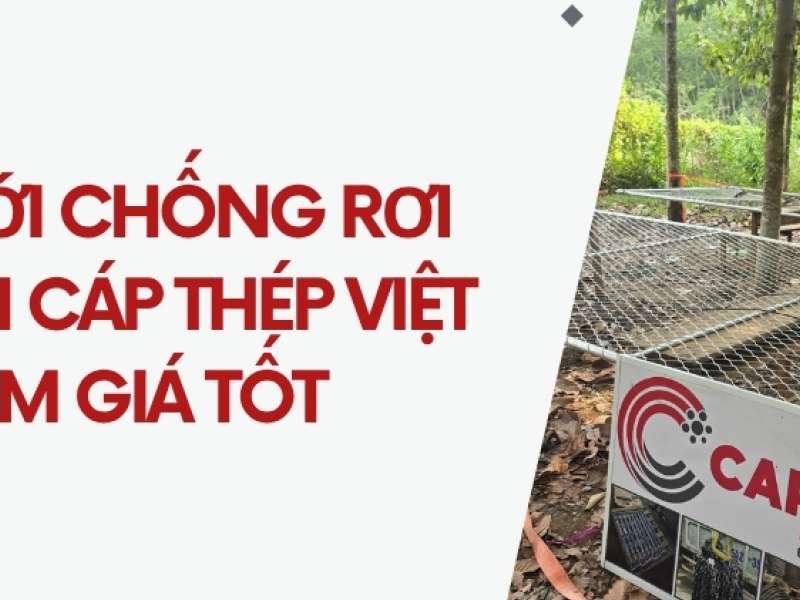 Giá lưới chống rơi - Mua tại Cáp Thép Việt Nam giá tốt