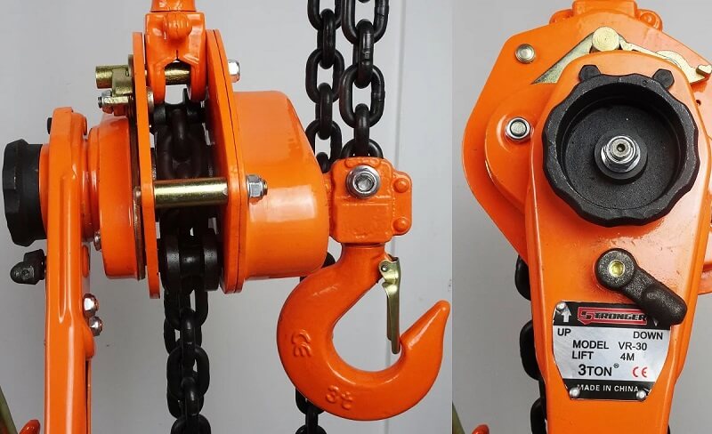 pa lăng xích lắc tay 3000kg