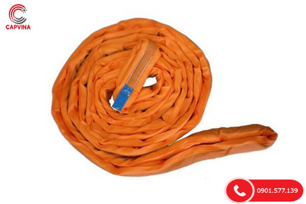 Dây cáp vải cẩu hàng mười tấn Hàn Quốc